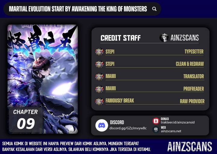 Martial Evolution: Start by Awakening the King of Monsters Chapter 09 Gambar 1