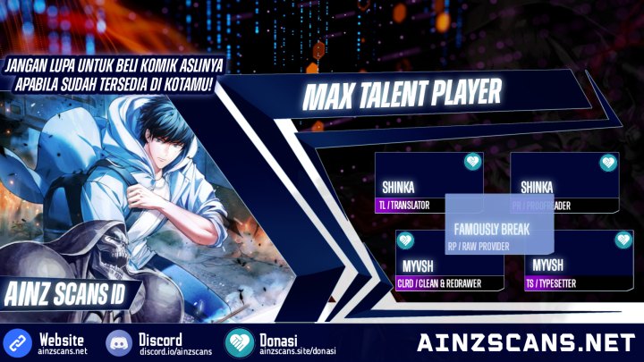 Max Talent Player Chapter 24 Gambar 1