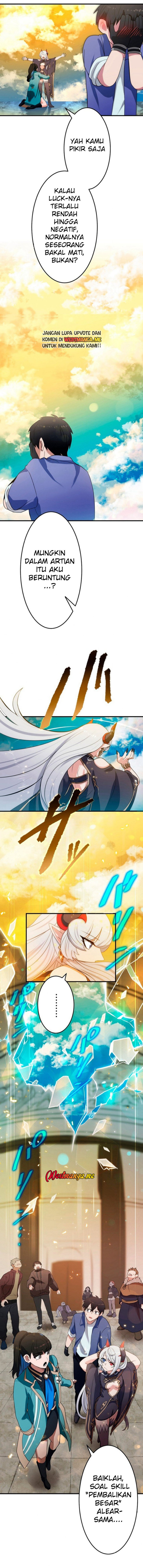 Maxed-Out Luck Overpower — The Unluckiest Adventurer Becomes the Strongest Through Reversed Stats! Chapter 03 Gambar 22