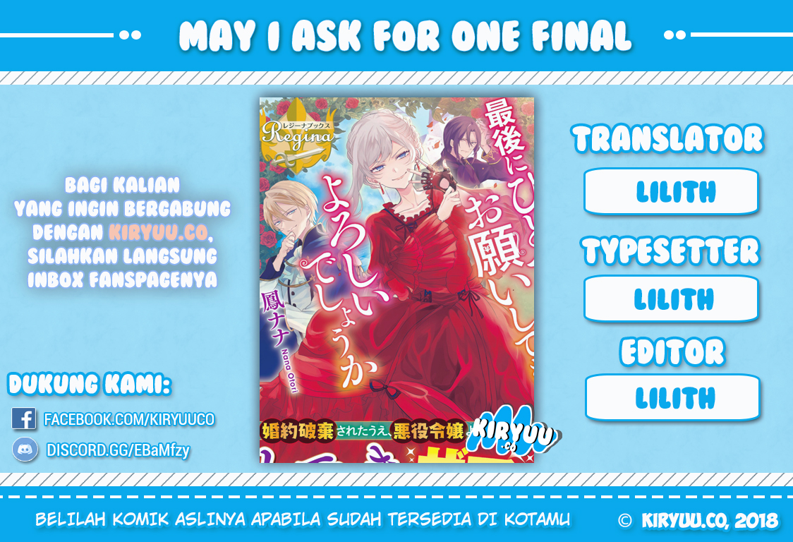 May I Ask for One Final Thing? Chapter 02 Gambar 1