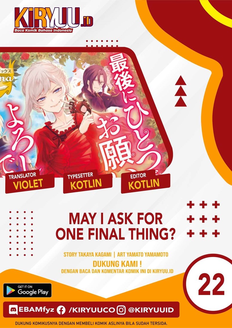 May I Ask for One Final Thing? Chapter 22 Gambar 1