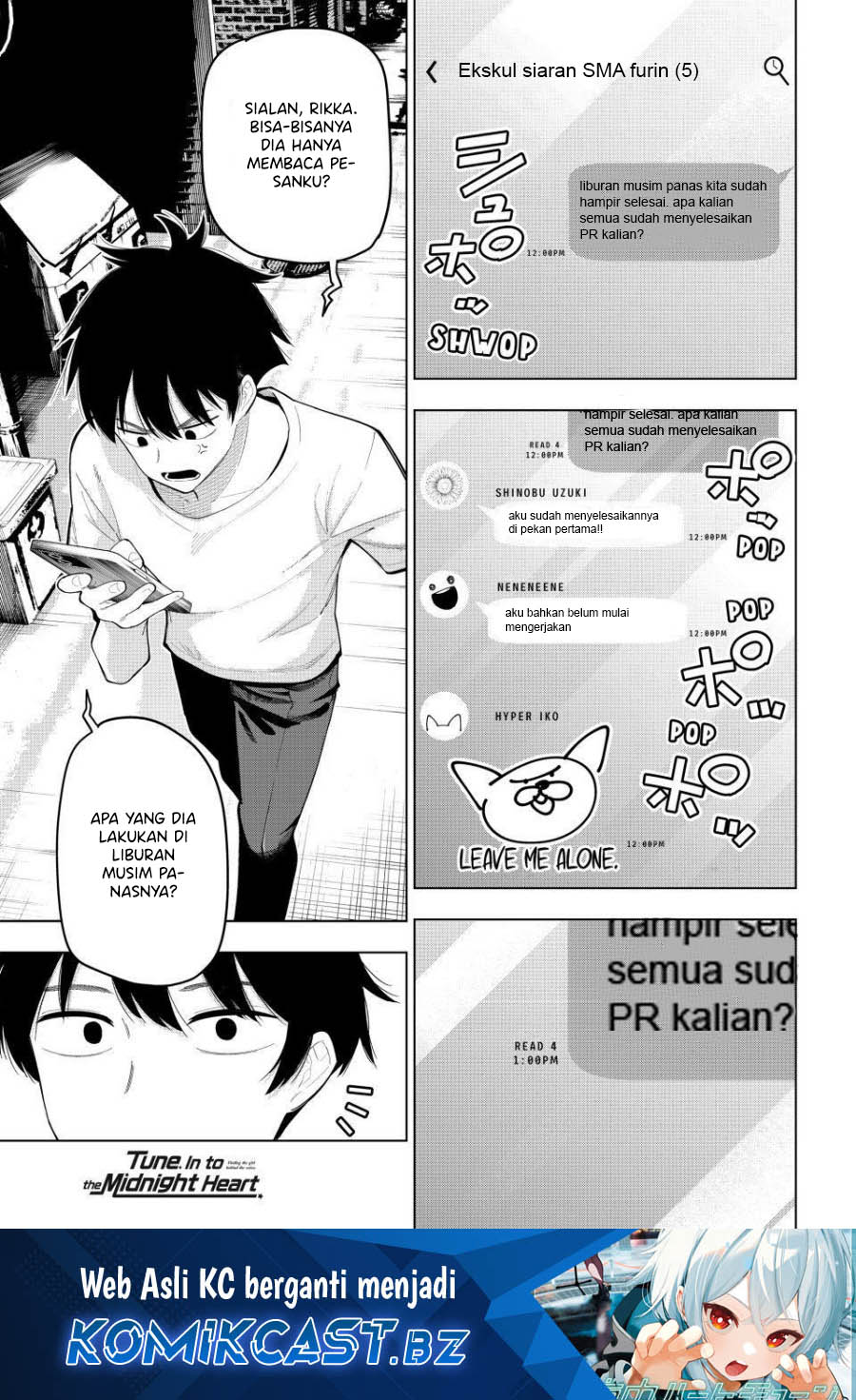 Mayonaka Heart Tune Chapter 50 Gambar 2