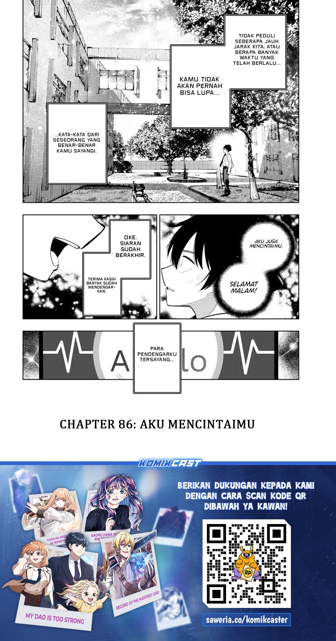 Mayonaka Heart Tune Chapter 86 Gambar 21