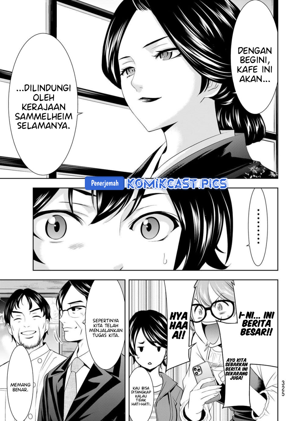 Megami no Kafeterasu Chapter 213 Gambar 18