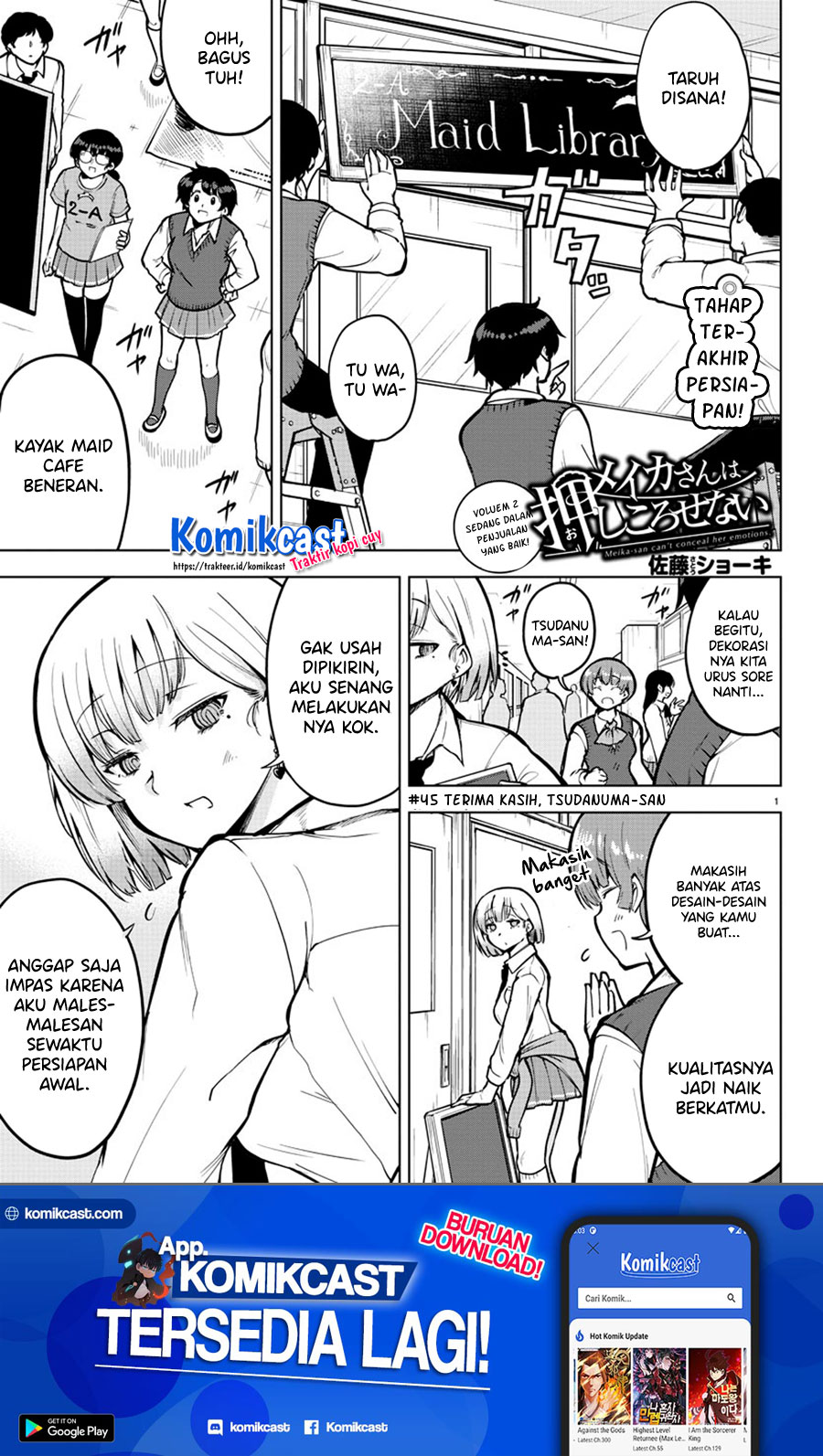 Meika-san Can’t Conceal Her Emotions (Serialization) Chapter 45 Gambar 2