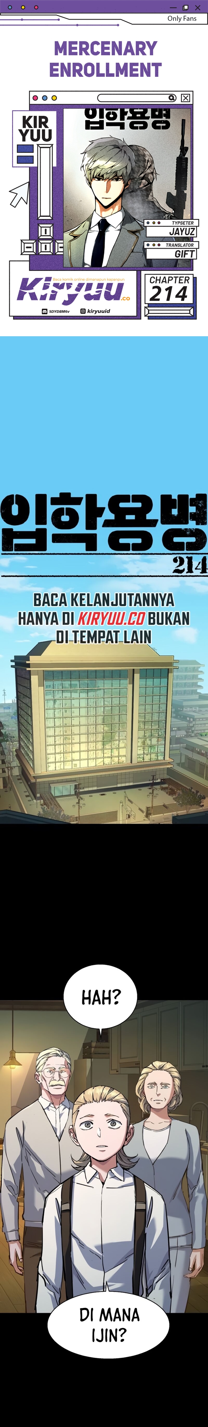 Mercenary Enrollment Chapter 214 Gambar 1