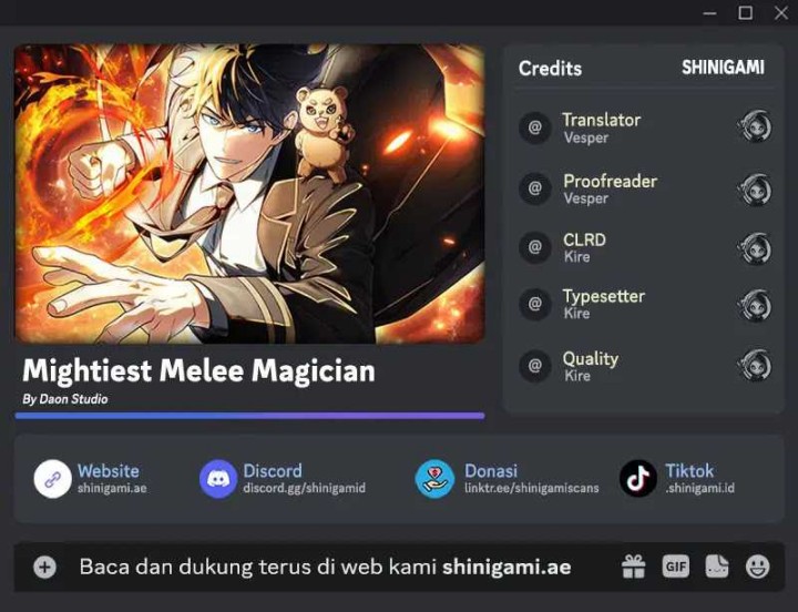 Mightiest Melee Magician Chapter 01 Gambar 1