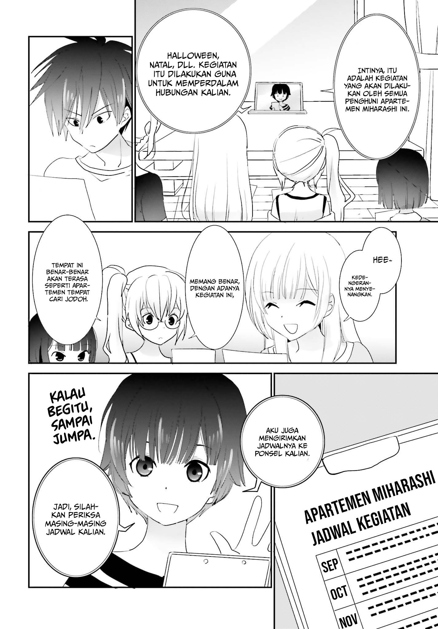 Miharashi-sou no 5-nin no Hanayome Chapter 04.1 Gambar 8