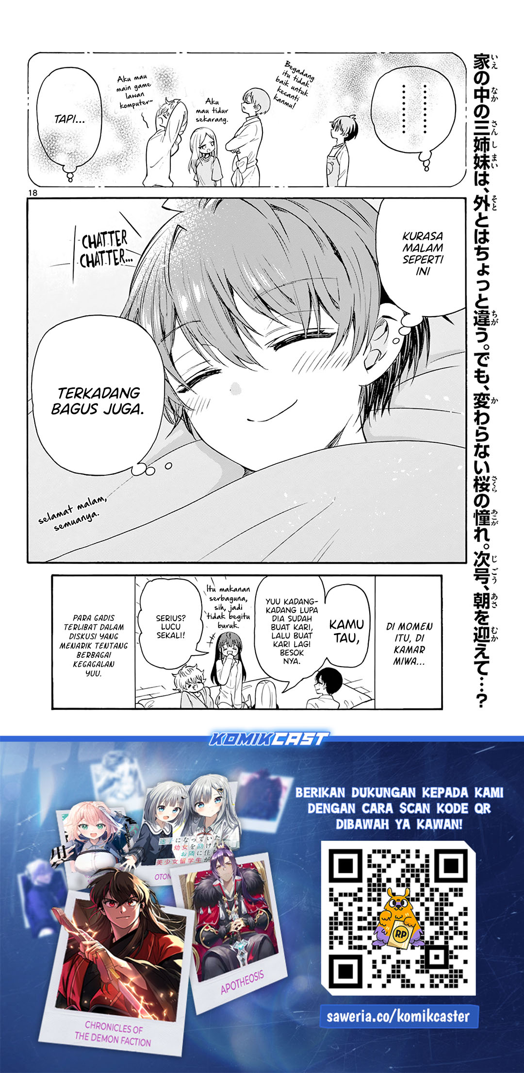 Mikadono Sanshimai wa Angai, Choroi Chapter 50 Gambar 19