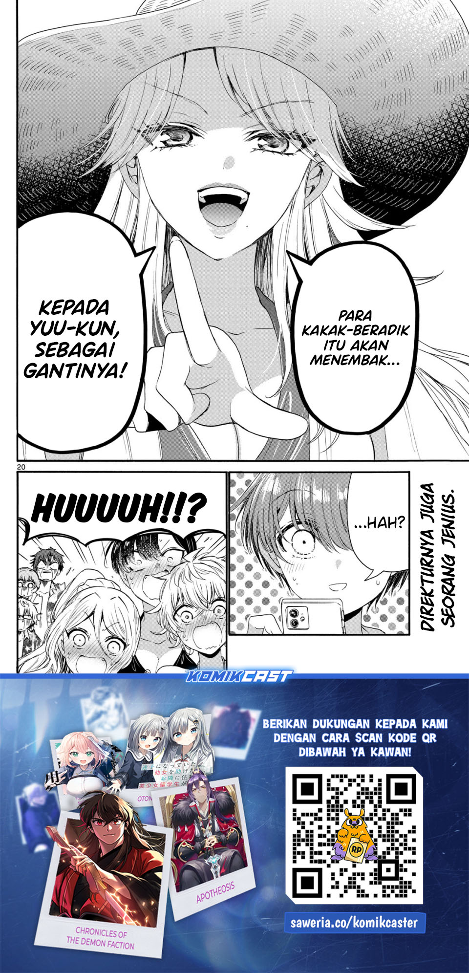Mikadono Sanshimai wa Angai, Choroi Chapter 95 Gambar 20