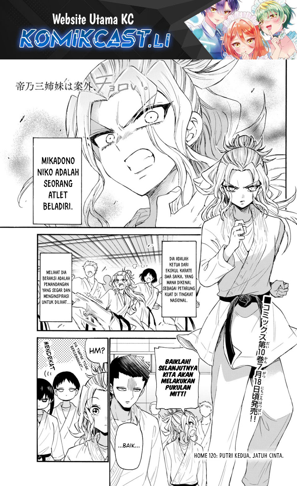Mikadono Sanshimai wa Angai, Choroi Chapter 120 Gambar 2