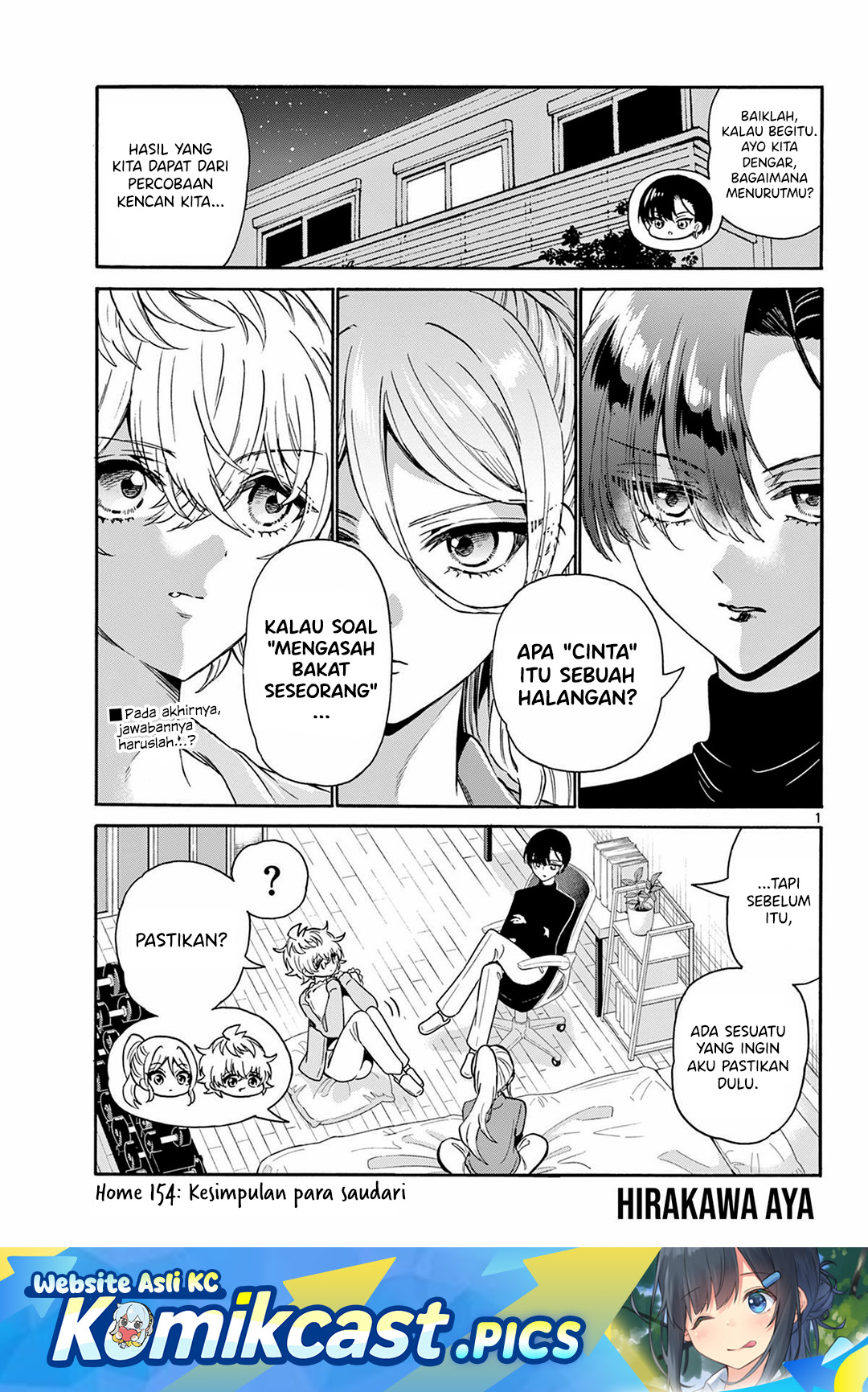 Mikadono Sanshimai wa Angai, Choroi Chapter 154 Gambar 2