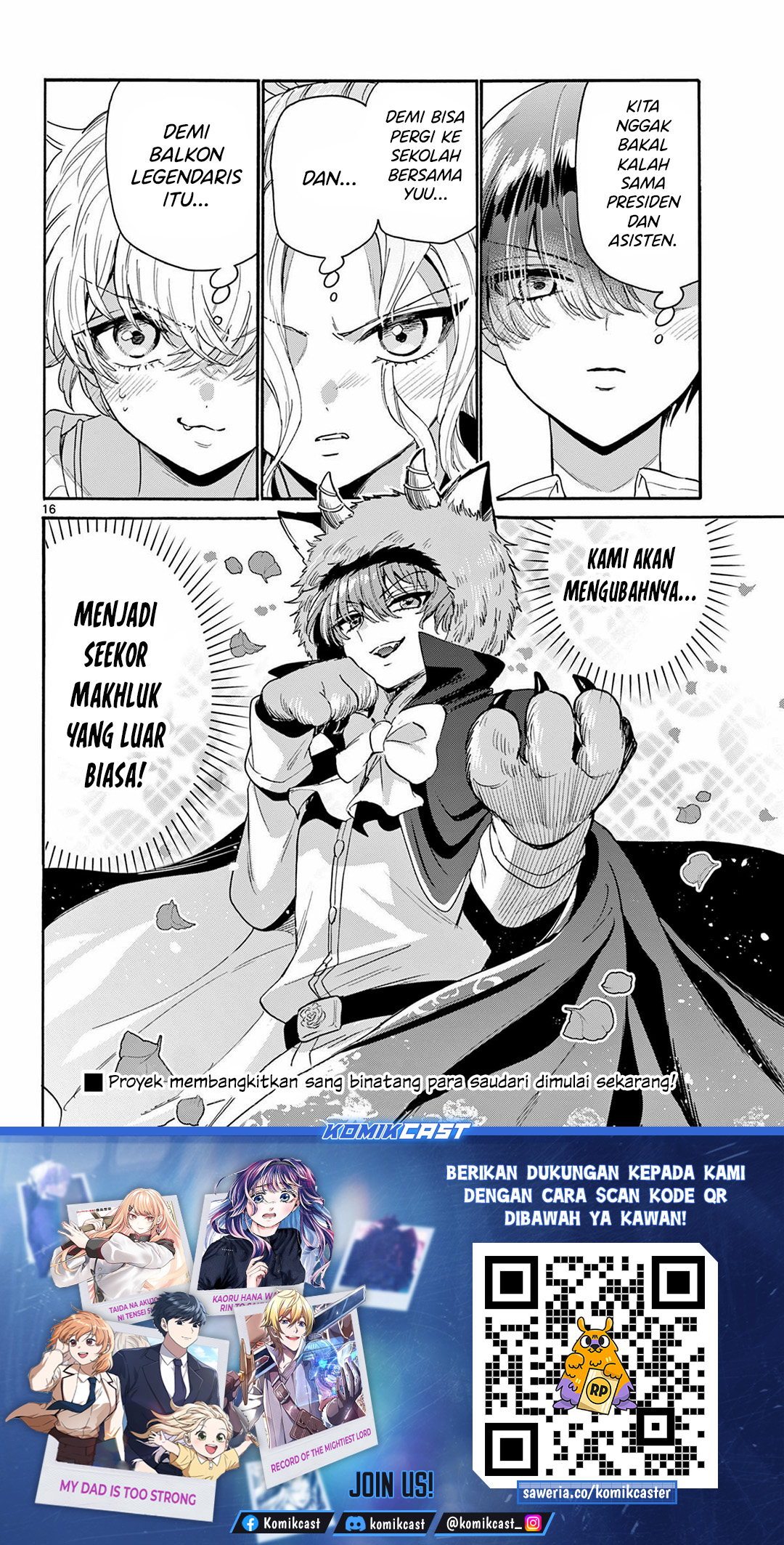 Mikadono Sanshimai wa Angai, Choroi Chapter 165 Gambar 17