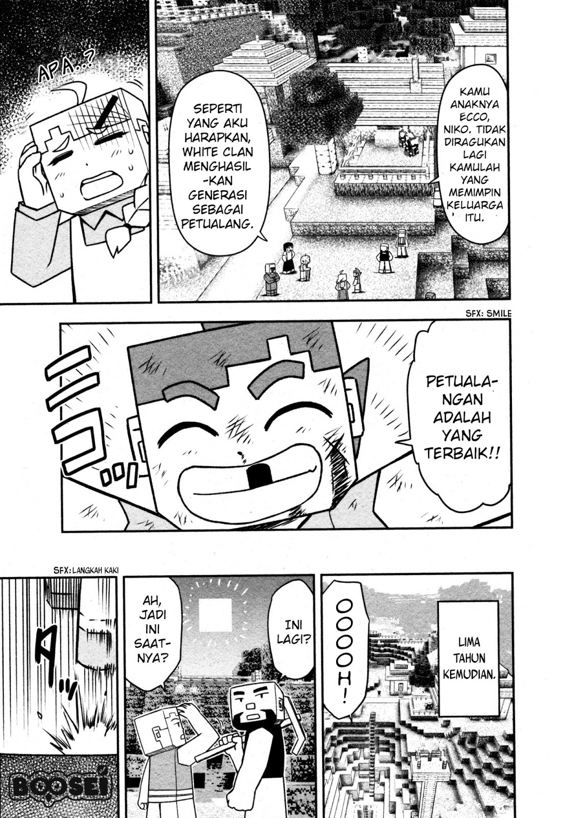 Minecraft: Sekai no Hate no Tabi Chapter 01 Gambar 9