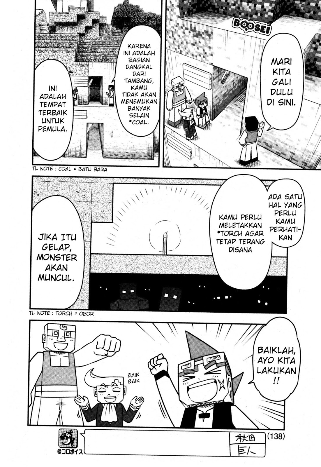 Minecraft: Sekai no Hate no Tabi Chapter 01 Gambar 16