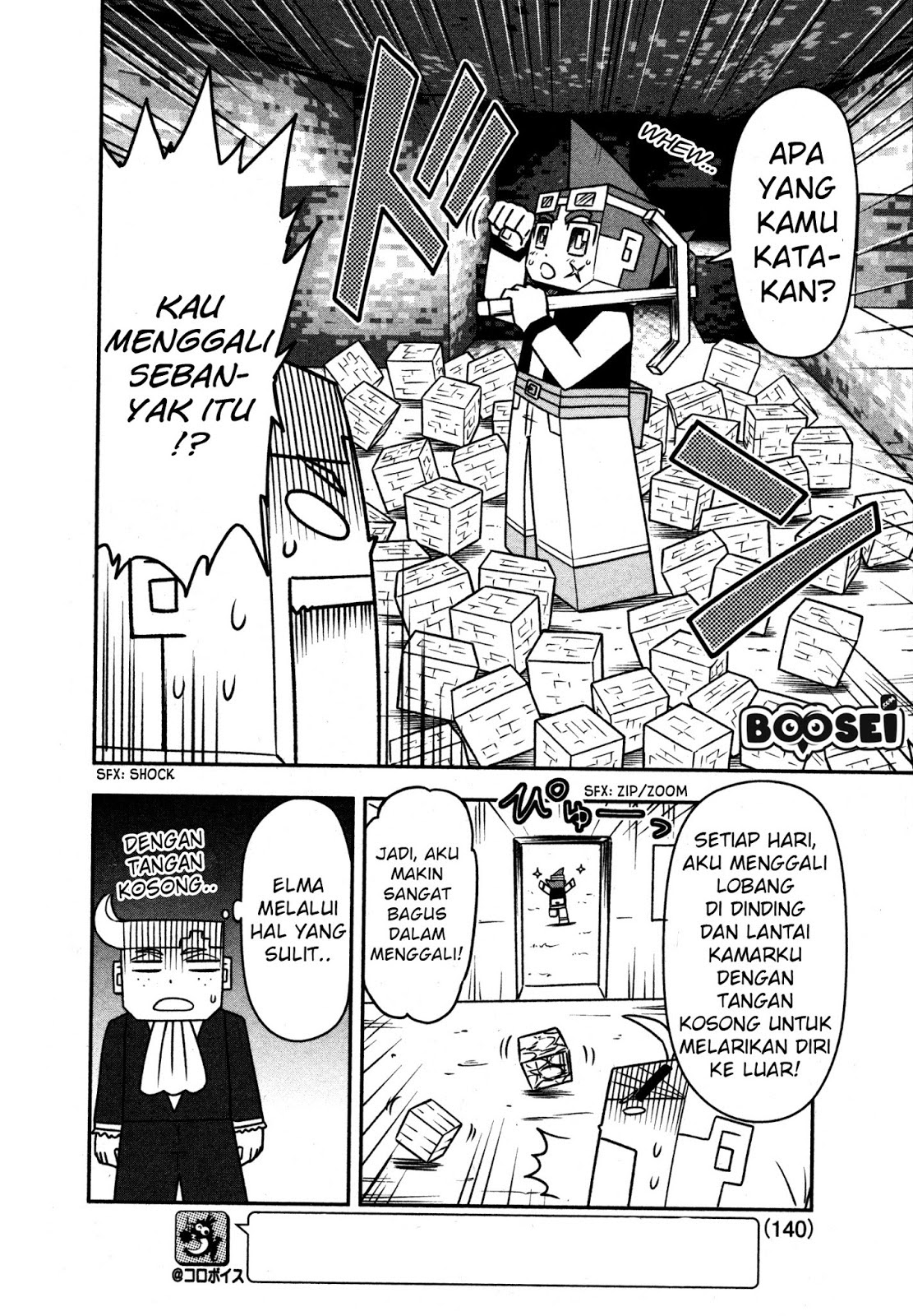 Minecraft: Sekai no Hate no Tabi Chapter 01 Gambar 18