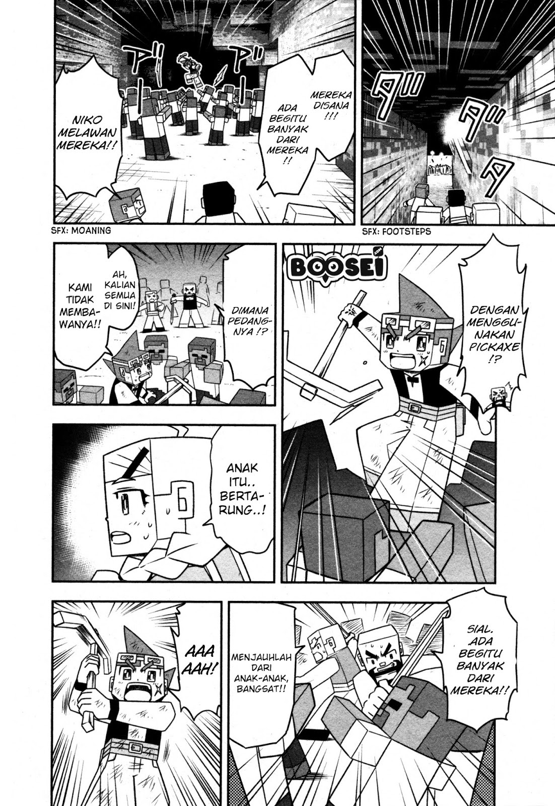 Minecraft: Sekai no Hate no Tabi Chapter 01 Gambar 24