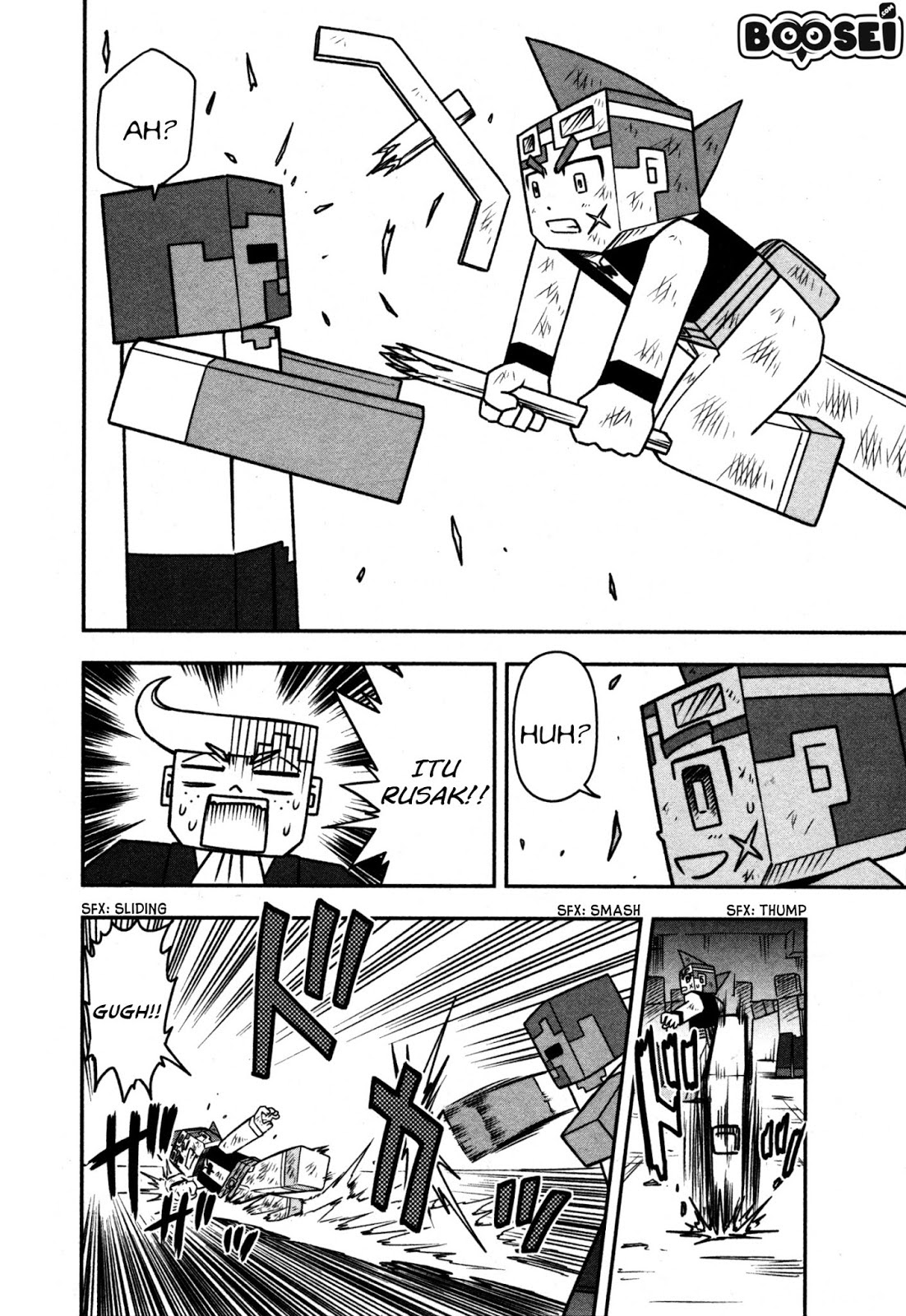Minecraft: Sekai no Hate no Tabi Chapter 01 Gambar 26