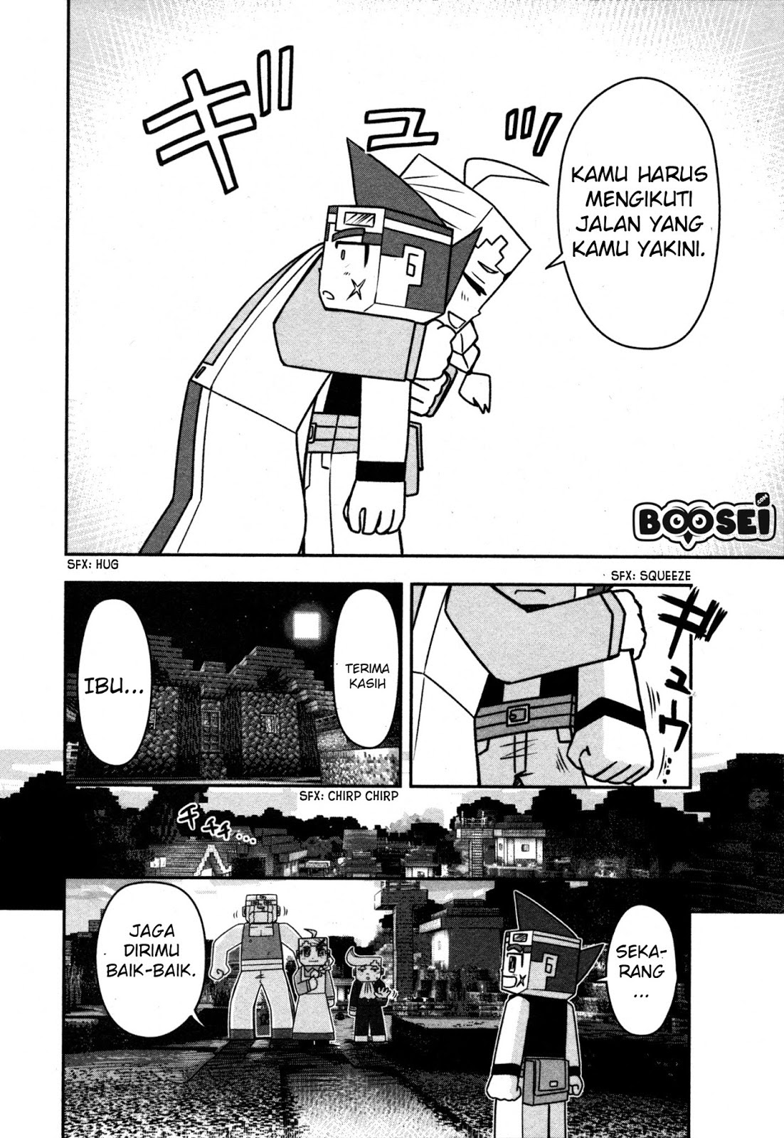 Minecraft: Sekai no Hate no Tabi Chapter 01 Gambar 36