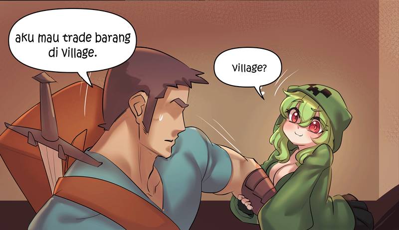 Minecraft Waifu Chapter 09 Gambar 3