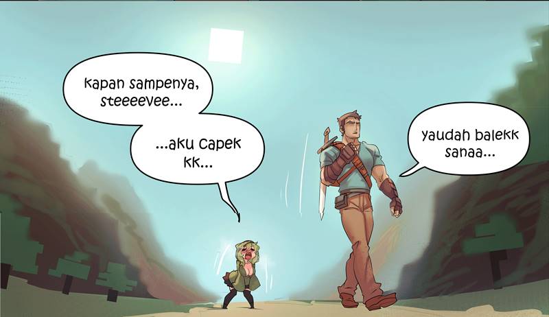 Minecraft Waifu Chapter 09 Gambar 4