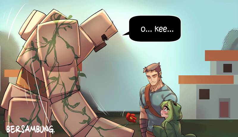 Minecraft Waifu Chapter 09 Gambar 13