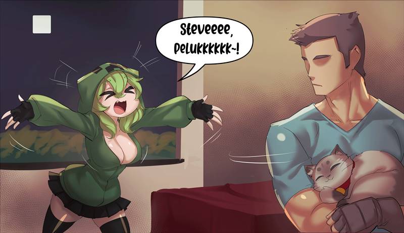 Minecraft Waifu Chapter 12 Gambar 5