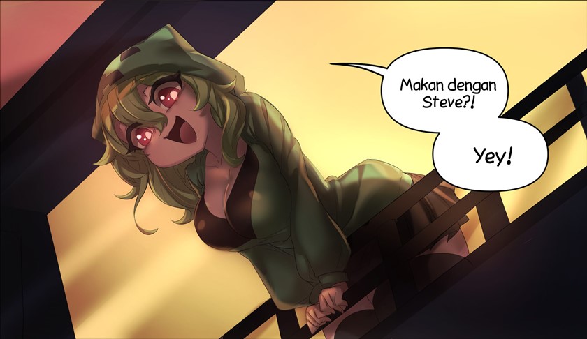 Minecraft Waifu Chapter 17 Gambar 8