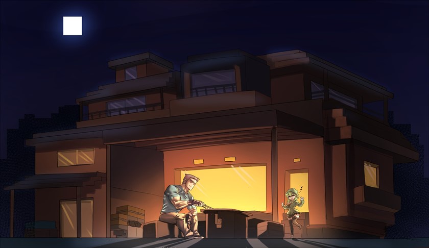 Minecraft Waifu Chapter 17 Gambar 11