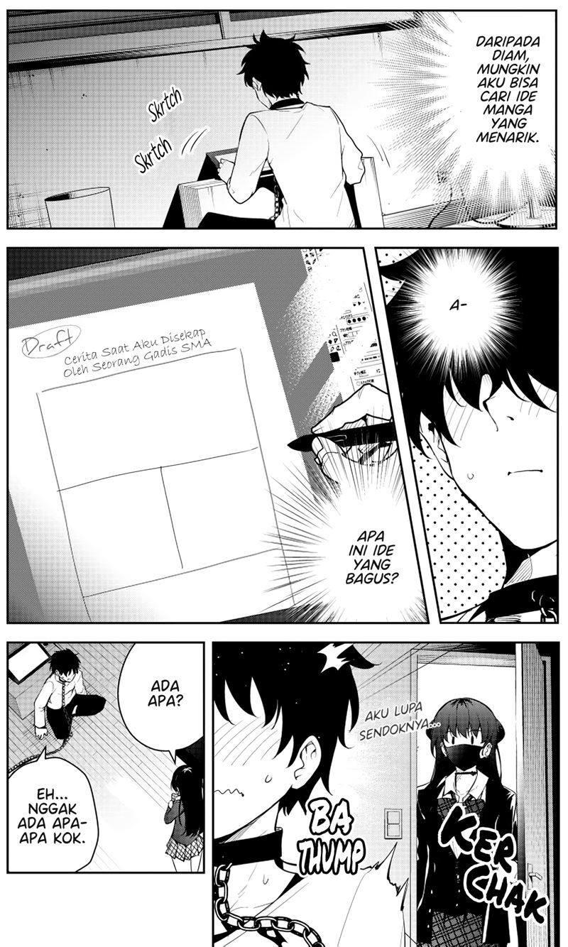 Mishiranu Joshikousei ni Kankensareta Mangaka no Hanashi (The Story of a Manga Artist Confined by a Strange High School Girl) Chapter 11 Gambar 3