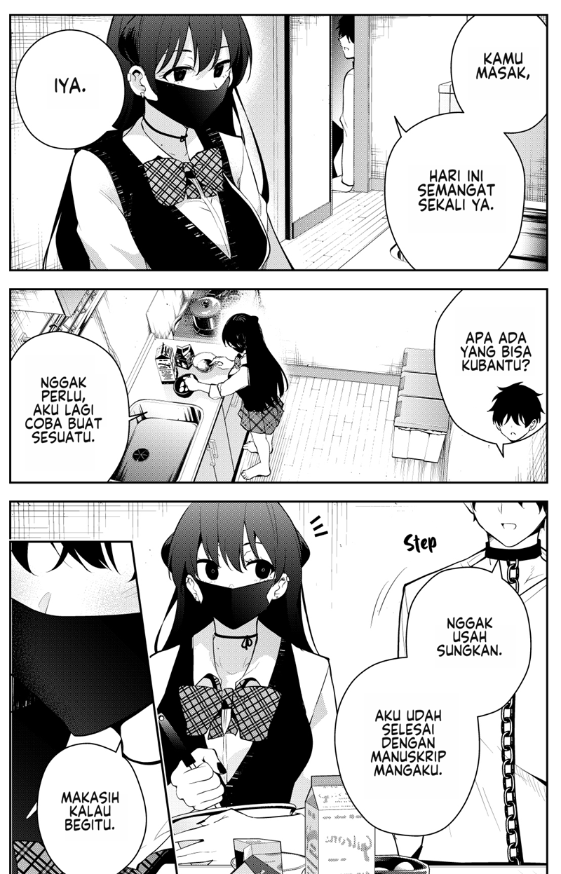Mishiranu Joshikousei ni Kankensareta Mangaka no Hanashi (The Story of a Manga Artist Confined by a Strange High School Girl) Chapter 25 Gambar 2