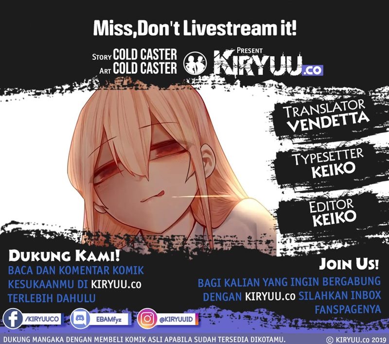 Miss, don’t livestream it! Chapter 25 Gambar 1