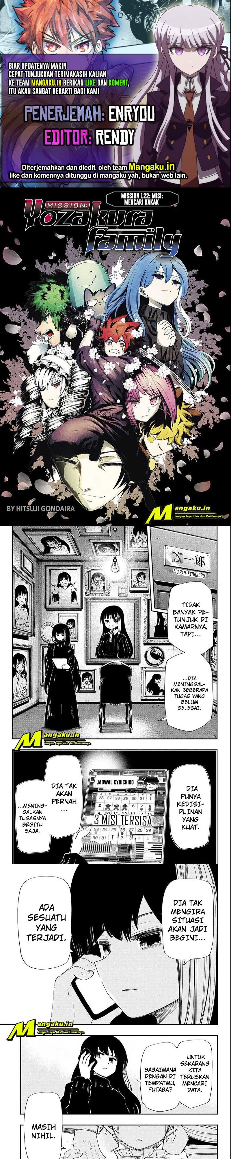 Mission: Yozakura Family Chapter 122 Gambar 1