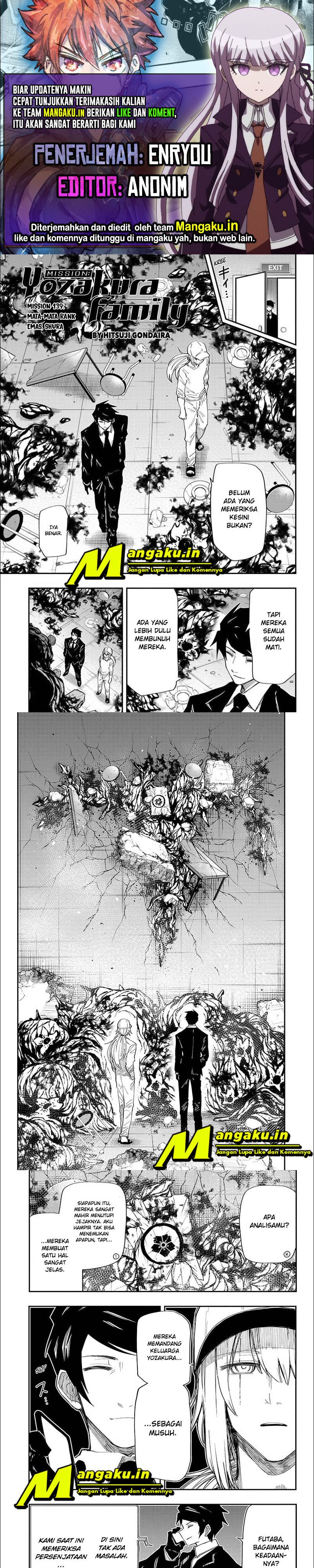 Mission: Yozakura Family Chapter 139 Gambar 1