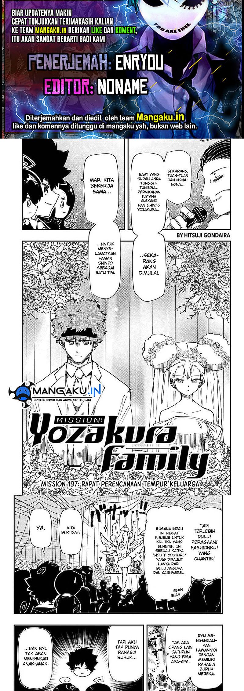 Mission: Yozakura Family Chapter 197 Gambar 1