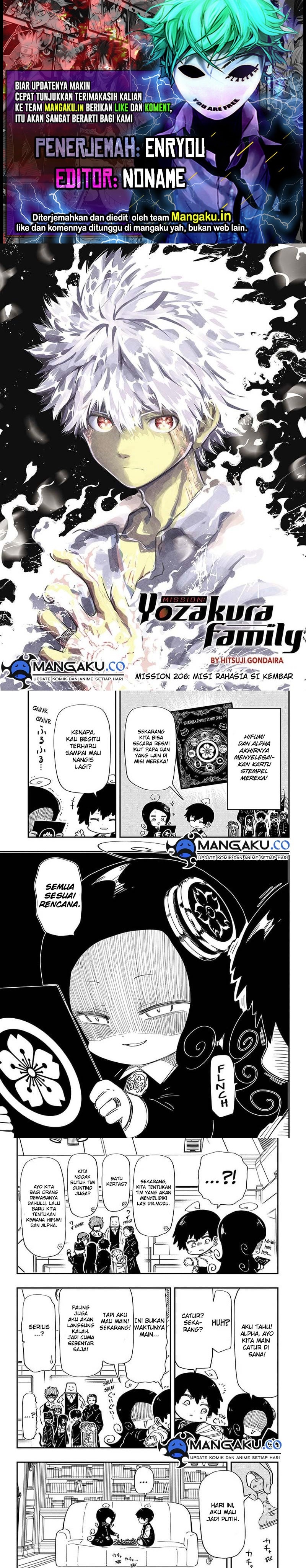 Mission: Yozakura Family Chapter 206 Gambar 1