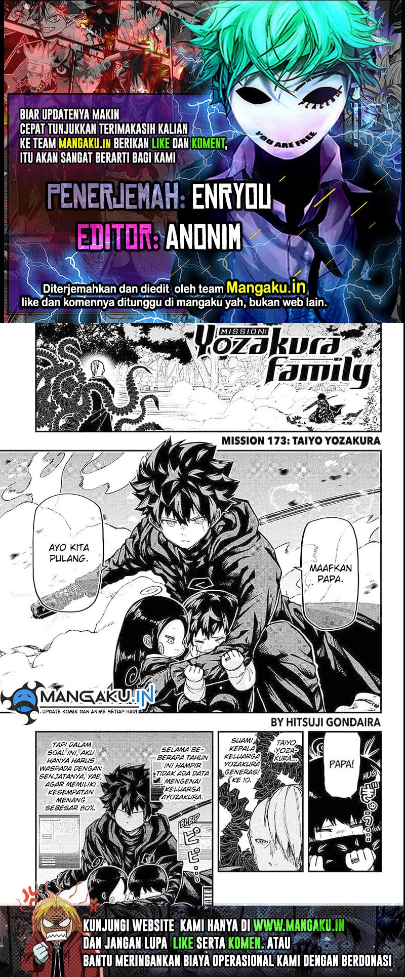 Mission: Yozakura Family Chapter 173 Gambar 1