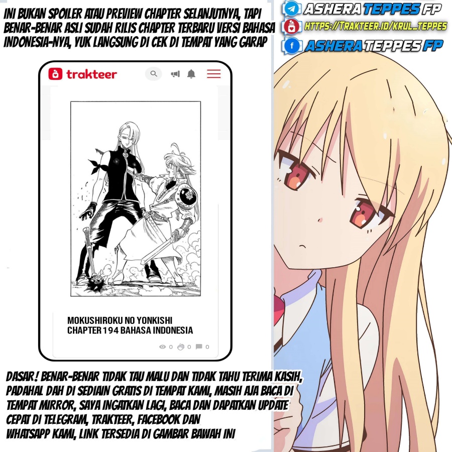 Mokushiroku no Yonkishi Chapter 188 Gambar 22