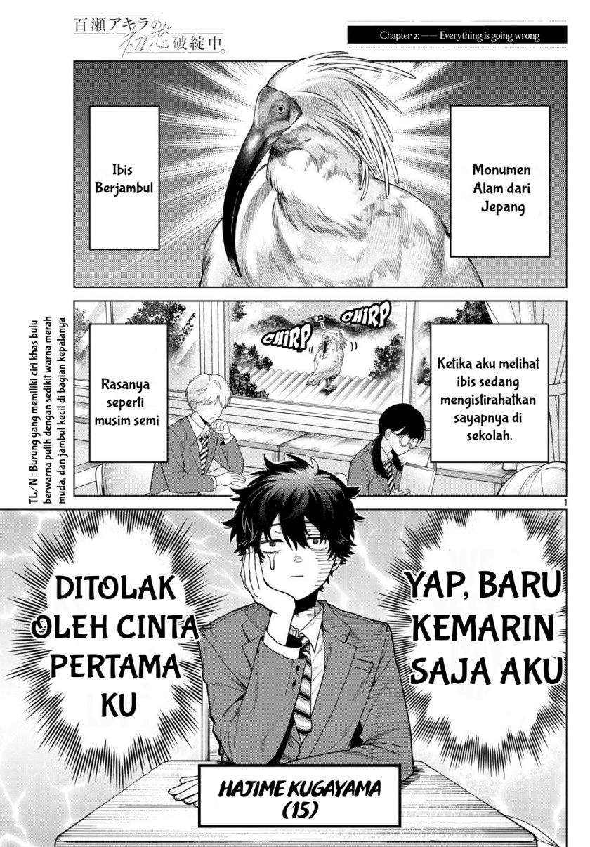 Momose Akira no Hatsukoi Hatan-chuu Chapter 02 Gambar 2
