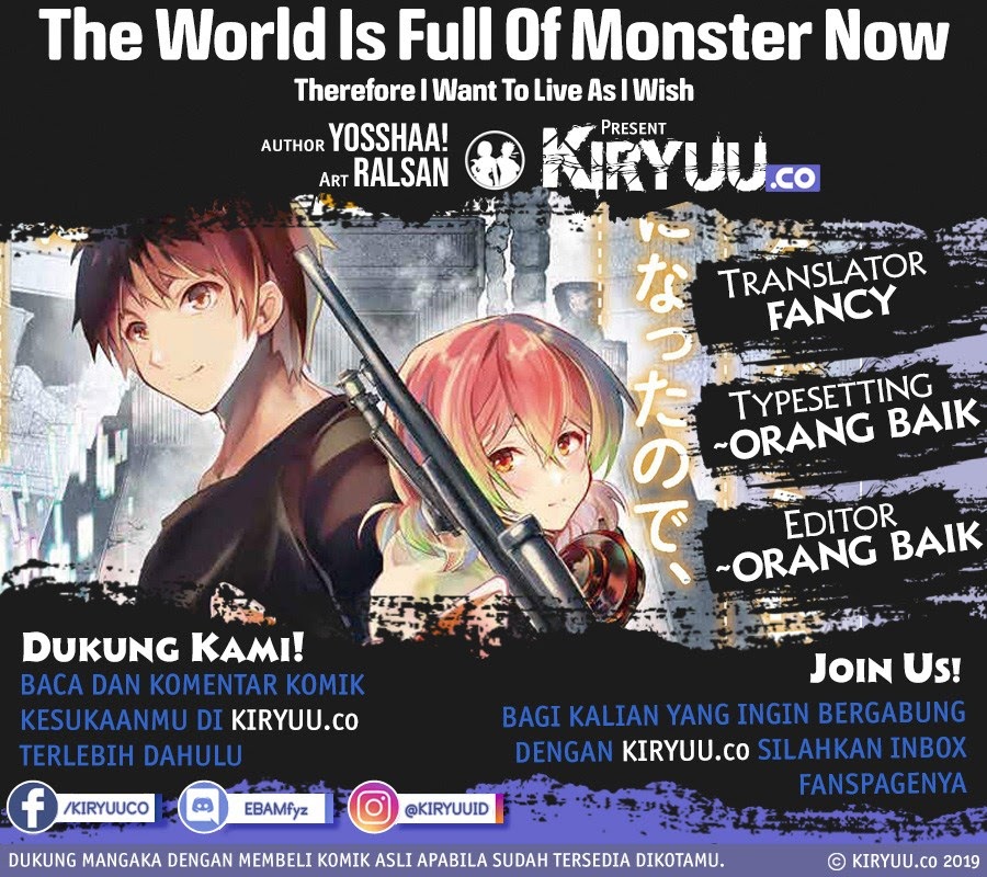 Monster ga Afureru Sekai ni Natta Node, Suki ni Ikitai to Omoimasu (The World Is Full of Monsters Now, Therefore I Want to Live as I Wish) Chapter 09 Gambar 1