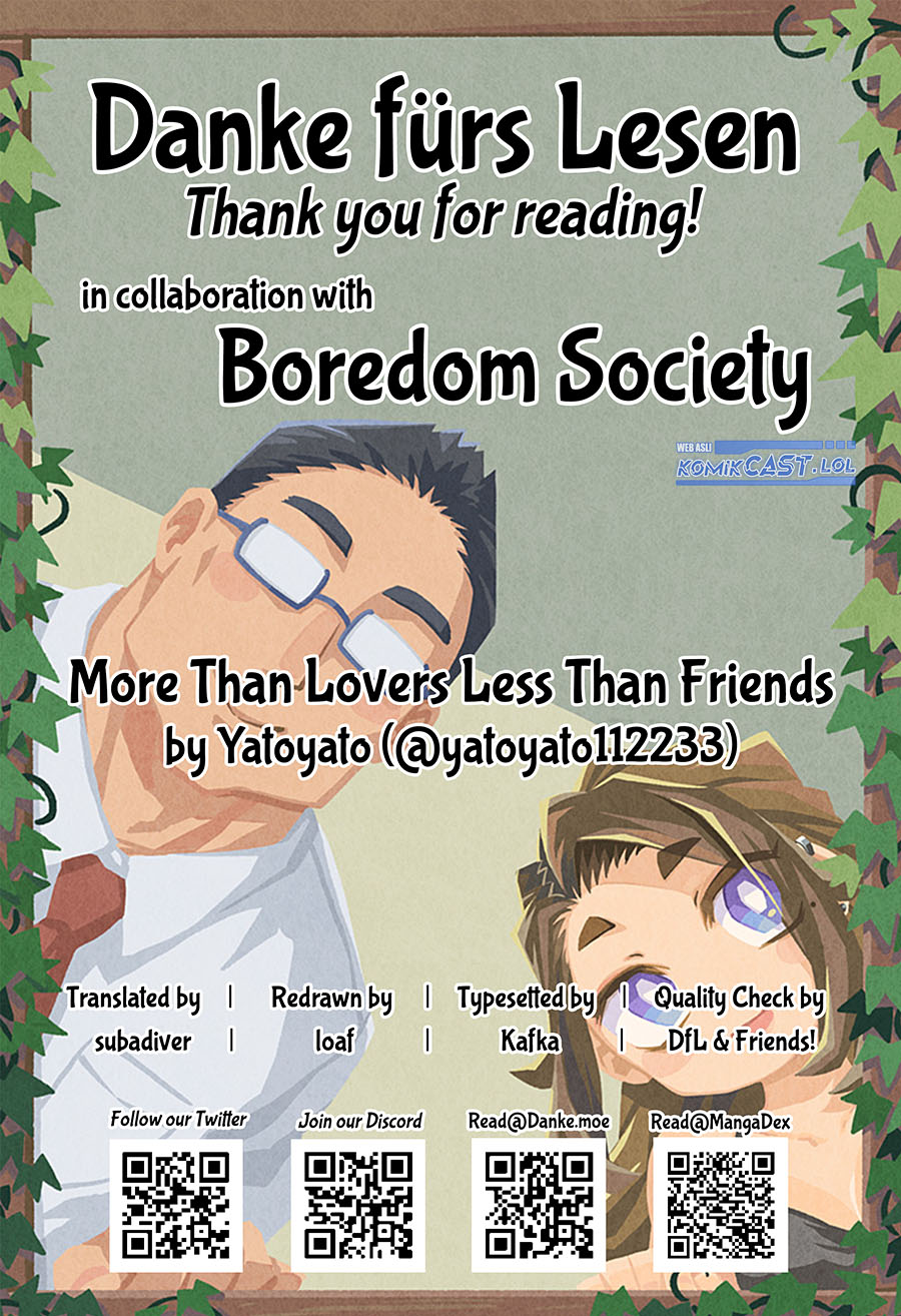 More Than Lovers Less Than Friends Chapter 20 Gambar 14