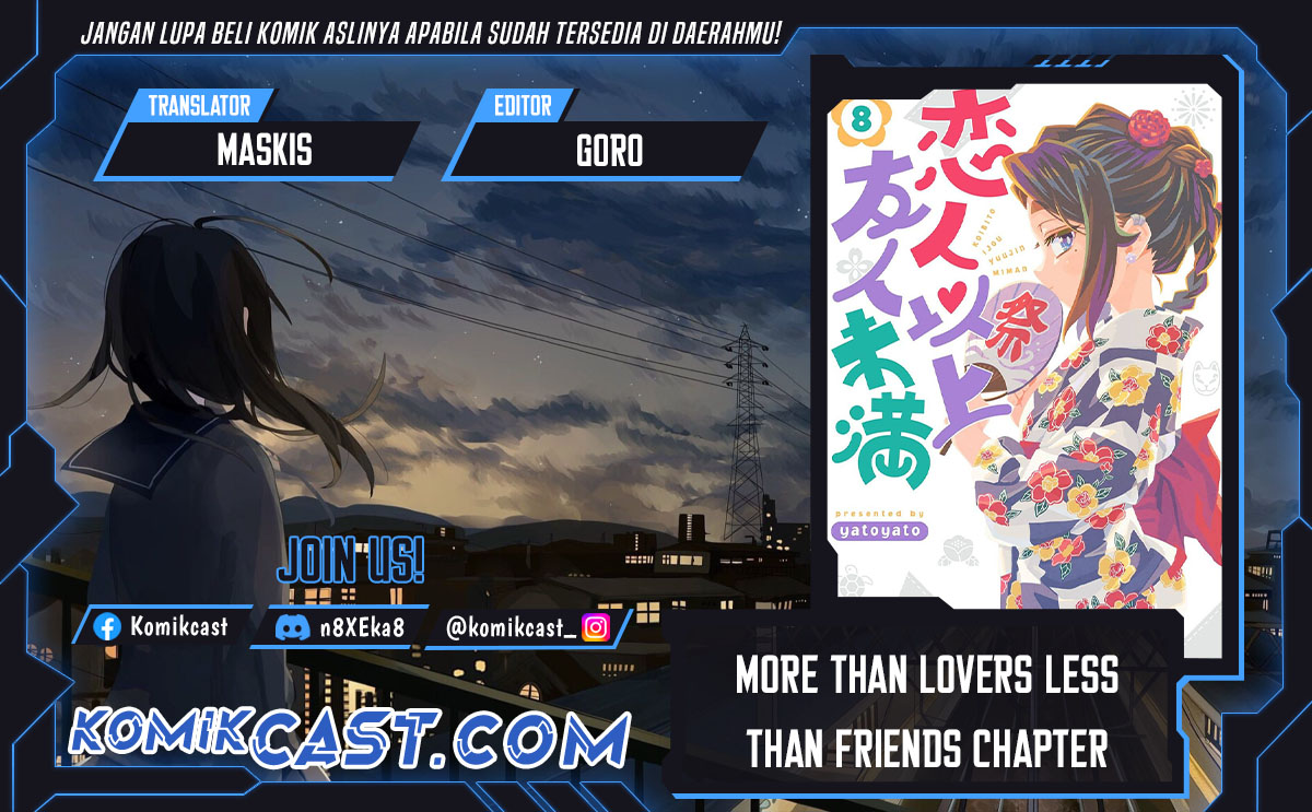 More Than Lovers Less Than Friends Chapter 44 Gambar 1