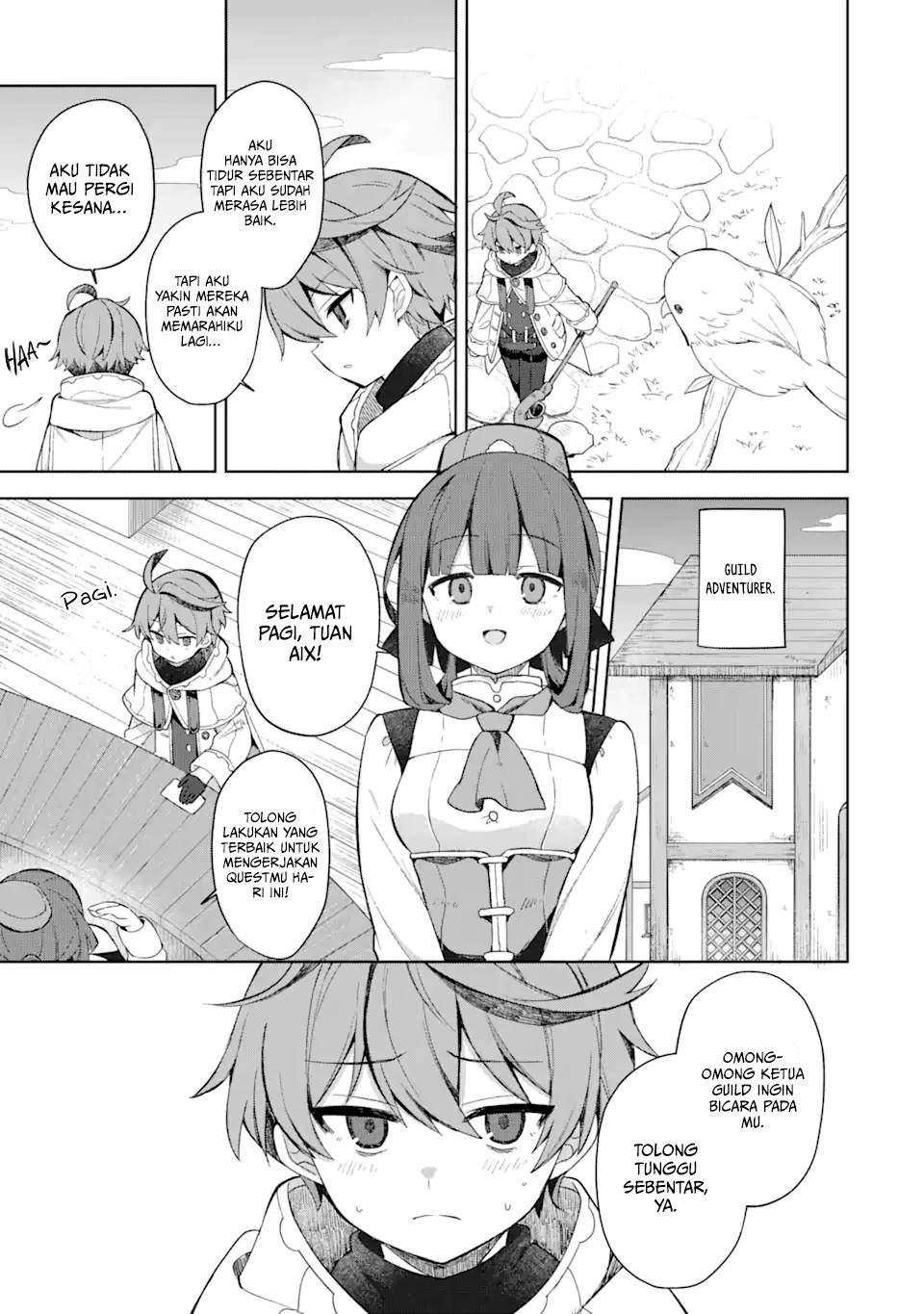 “Mou…. Hatarakitakunaindesu” Boukensha Nanka Yamete yaru. Imasara, Taiguu wo Kaerukara to Onegai sarete mo Okotowaridesu. Boku wa Zettai Hatarakimasen. Chapter 01.1 Gambar 5