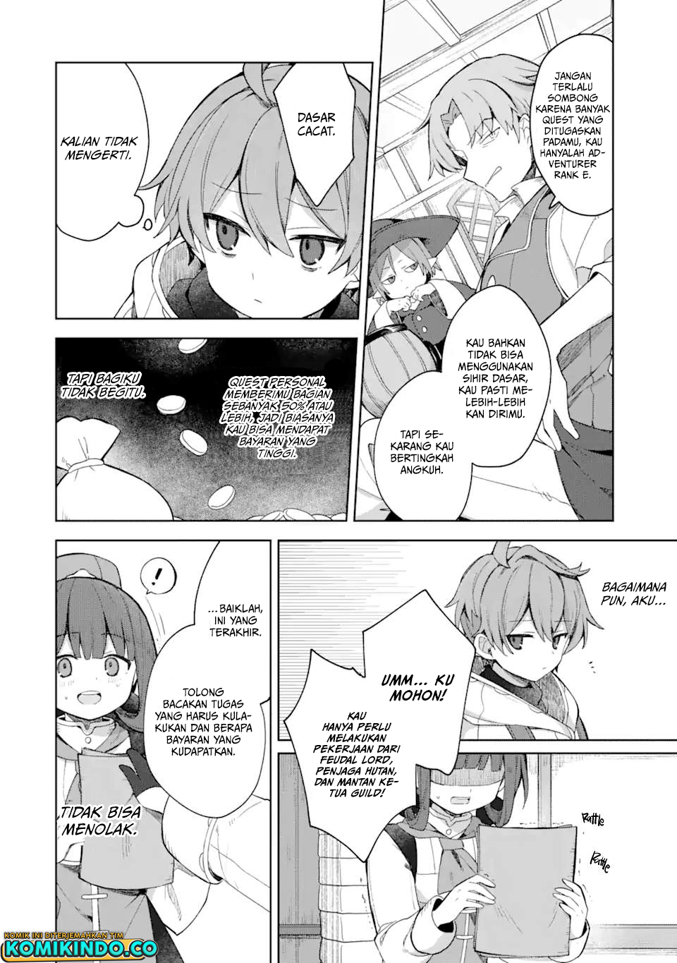 “Mou…. Hatarakitakunaindesu” Boukensha Nanka Yamete yaru. Imasara, Taiguu wo Kaerukara to Onegai sarete mo Okotowaridesu. Boku wa Zettai Hatarakimasen. Chapter 01.1 Gambar 12