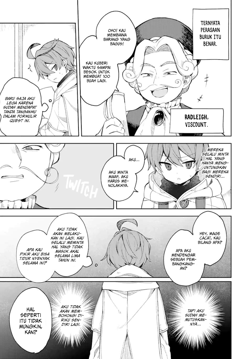 “Mou…. Hatarakitakunaindesu” Boukensha Nanka Yamete yaru. Imasara, Taiguu wo Kaerukara to Onegai sarete mo Okotowaridesu. Boku wa Zettai Hatarakimasen. Chapter 01.1 Gambar 17