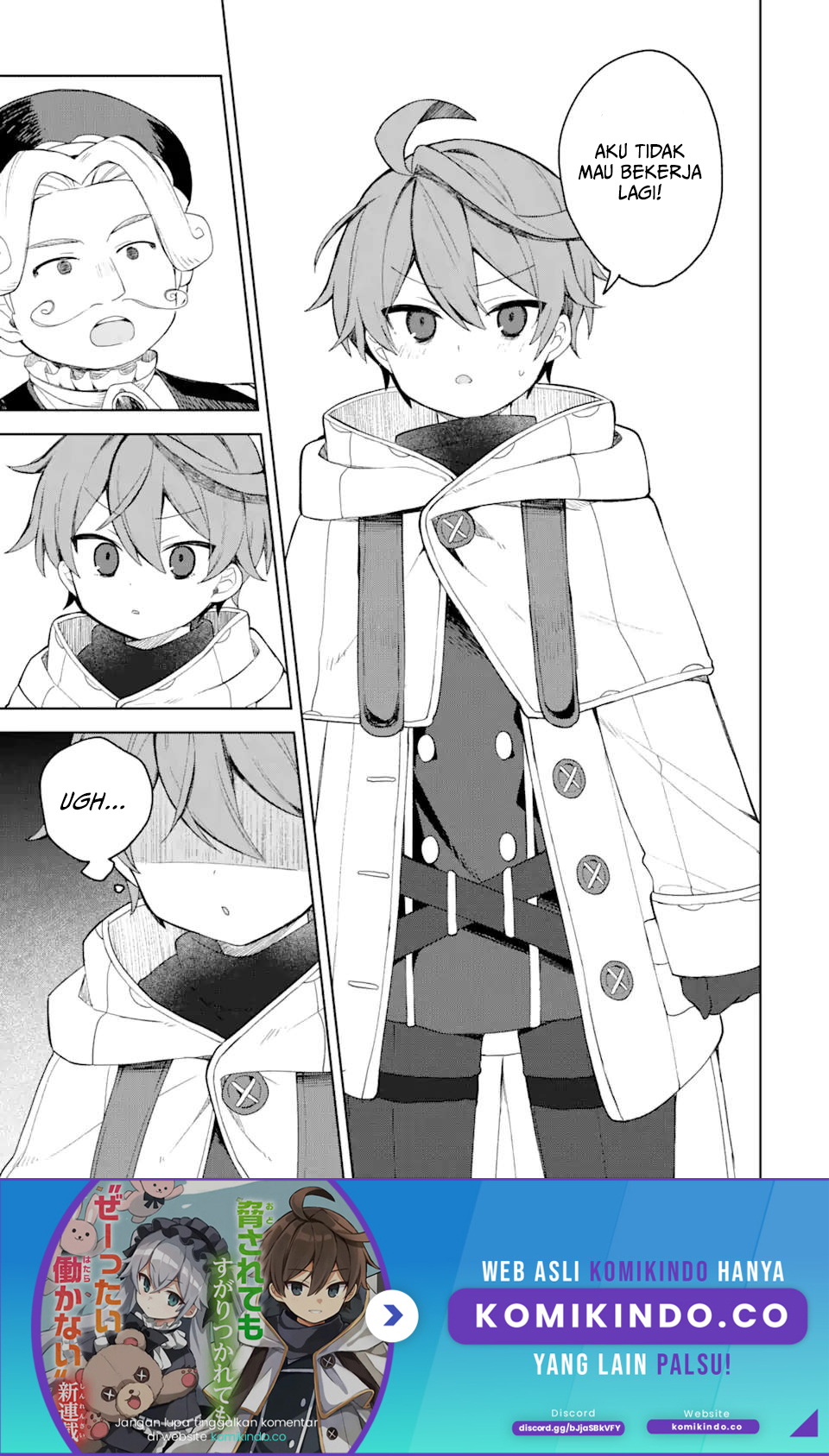 “Mou…. Hatarakitakunaindesu” Boukensha Nanka Yamete yaru. Imasara, Taiguu wo Kaerukara to Onegai sarete mo Okotowaridesu. Boku wa Zettai Hatarakimasen. Chapter 01.1 Gambar 19