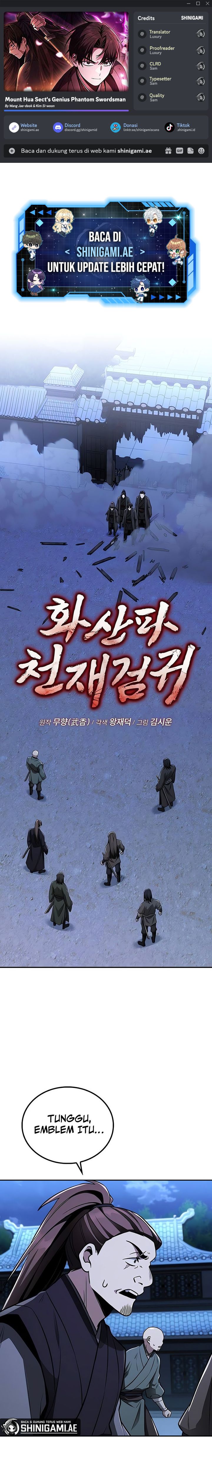 Mount Hua Sect’s Genius Phantom Swordsman Chapter 11 Gambar 1