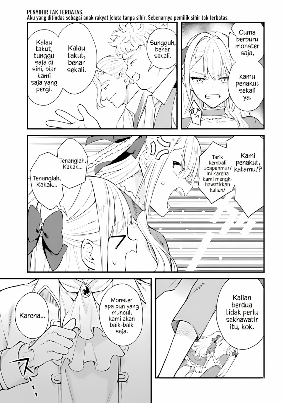 Mugen no Majutsu Shi Maryoku Nashi de Heimin no Ko to Hakugai Sareta Ore. Jitsuha Mugen no Maryoku Mochi Chapter 01 Gambar 26