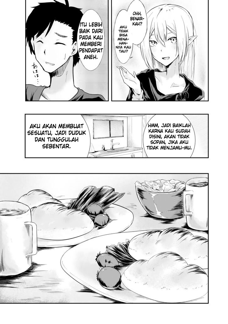 Mujintou De Elf to Kyoudou Seikatsu Chapter 01 Gambar 14