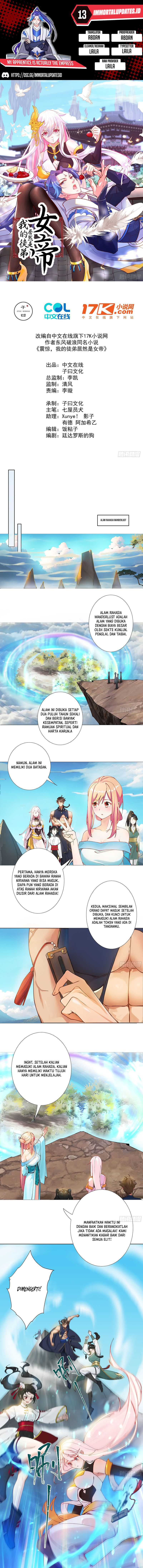My Apprentice Is Actually the Empress Chapter 13 Gambar 1